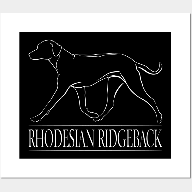 Rhodesian Ridgeback dog mom gift idea Wall Art by wilsigns